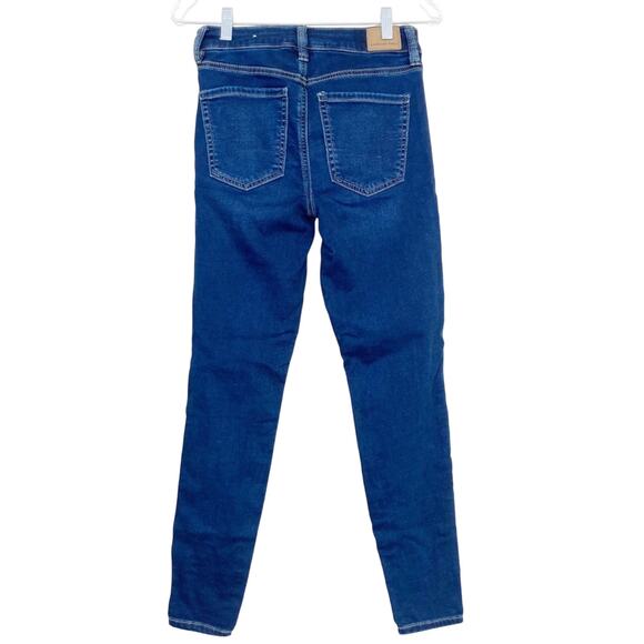 American Eagle Hi Rise Jegging High Waisted Skinny Jeans Sz 2 - Picture 2 of 5